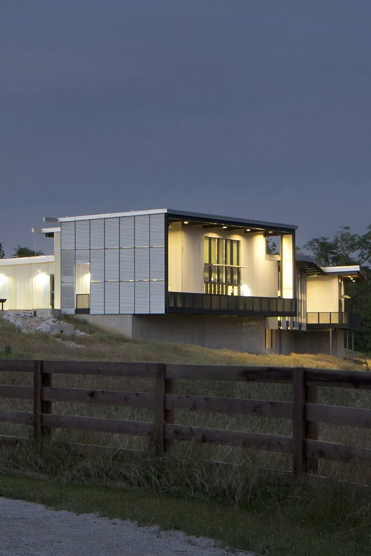 Path to the Battelle Darby Creek Nature Center at Dusk