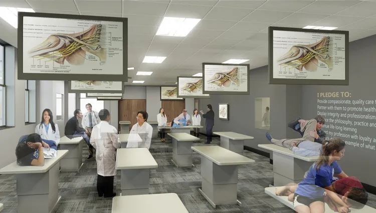 rendering of educational lab