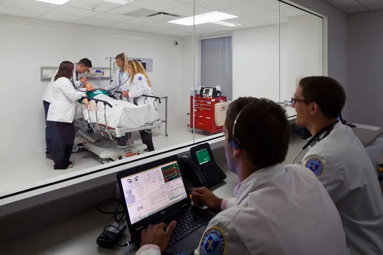 Emergency department simulation lab