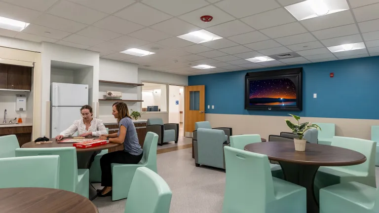 Community room in PHMV.