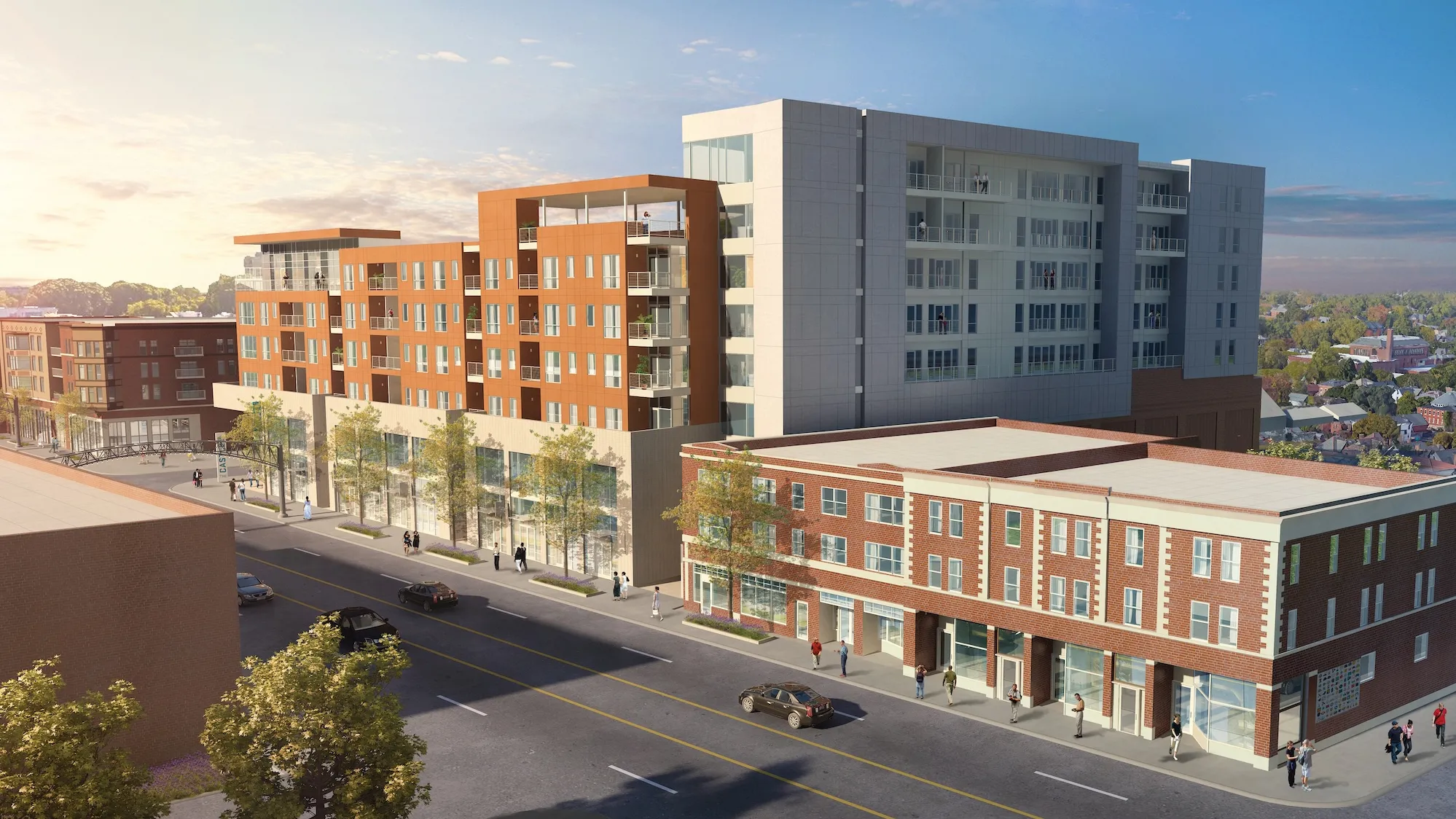 exterior building rendering